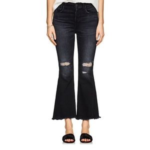 3x1 w3 higher ground gusset crop flared jeans